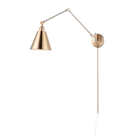 Maxim Lighting Library 1-Light 8" Wide Heritage Wall Sconce 12224HR